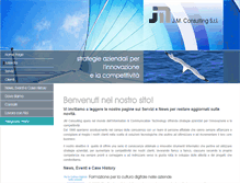 Tablet Screenshot of jmconsulting.it